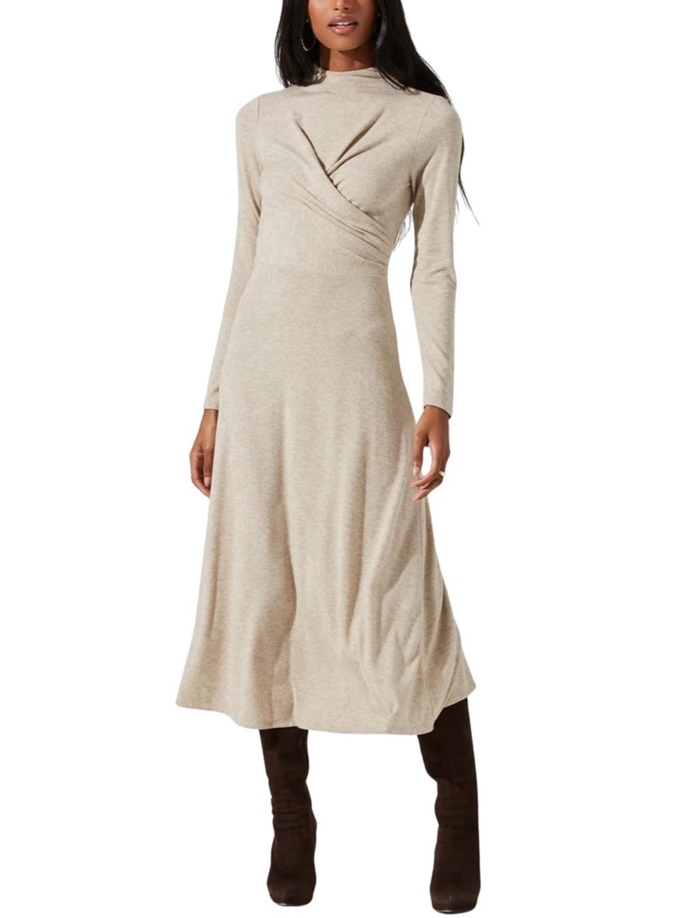 Anthropologie ASTR the Label Delancy Open Back Midi Sweater Dress